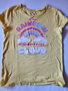 The Children Place Girls 2 Xl Short Sleeve T Shirt Yellow - Picture 1 of 6