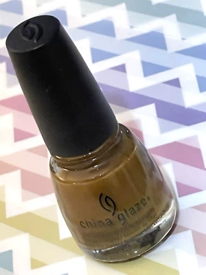 Esmalte de uñas China esmalte MAGO CAOBA rico amarillo a base marrón crema NUEVO Foto 1 de 4