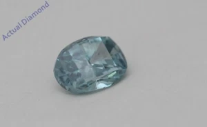 Millennial Sunrise loser Diamant 0,36 ct bläulich grün bestrahlt vs Reinheit - Bild 1 von 4