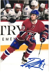 Ryan Johnston Autographed 4x6 Color Photo Montreal Canadiens #89 C