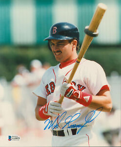 Red Sox Mike Greenwell Authentic Signed 8x10 Photo Autographed BAS #AA48078