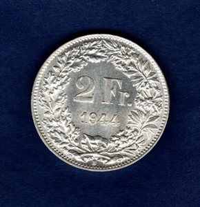 SVIZZERA 1944 2 franchi QUALITA' quasi FDC - Picture 1 of 2