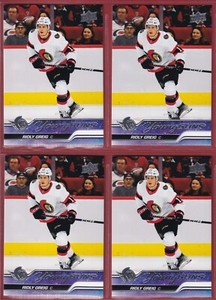 2023-24 Upper Deck Young Guns #212 Ridly Greig RC LOT