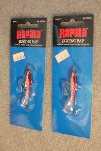 2 RAPALA JIGGING RAP KÖDER CHR W5 NEU IN PACKUNGEN ROT CHROM SELTEN - Bild 1 von 1