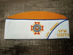 Veterans of Foreign Wars Vintage VFW 10373 American Legion Texas Hat / Cap NAVY - Picture 1 of 3