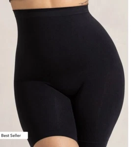 Neu mit Etikett Empetua hoch tailliert Shapermint Shorts Höschen schwarz 3X Kompressionsgürtel - Bild 1 von 7
