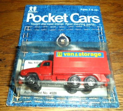 TOMICA TOMY Pocket Cars 117-20 Moving Van & Storage Assortment No. 4506 EX MINT - Image 1 of 3