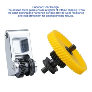 Hotend Extruder Gear Rustproof Extruder Gear With Aluminum Handle For Carbon - Afbeelding 1 van 22