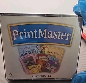 Broderbund PrintMaster Platinum 16 Windows 98/2000/Me/XP CD-ROM! - Picture 1 of 9