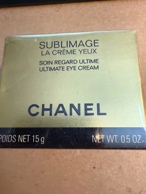 CHANEL SUBLIMAGE LA CREME YEUX ULTIMATE EYE CREAM (0.5OZ) NEW SEALED Free Ship - Image 1 of 3