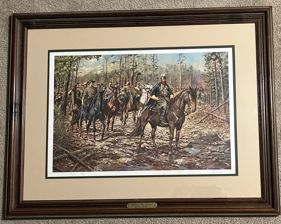 Signed Don Troiani Before The Storm Framed Limited Edition Civil War Art Work - Image 1 of 4