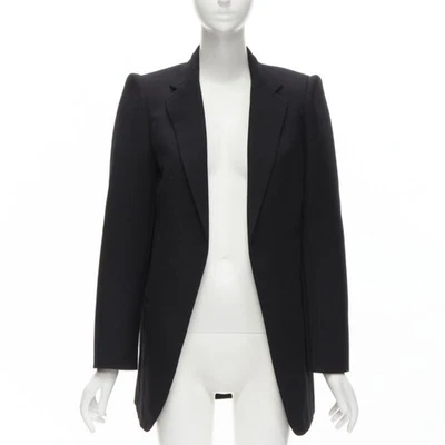 BALENCIAGA DEMNA 2019 black wool power padded shoulder oversized blazer FR34 XS - Image 1 of 4
