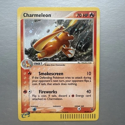 Charmeleon 2003 Pokemon EX Dragon Holo Secret Rare #99/97 NM - Image 1 of 4