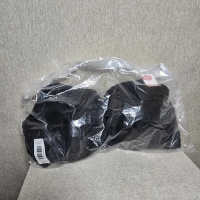 NUEVO Sujetador Cacique 52DDD Comfort Bliss Negro Sin Alambres Acolchado Transpirable Foto 1 de 4