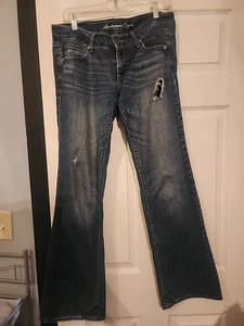 American Eagle Stretch Jeans Size 6 Guc - Picture 1 of 4