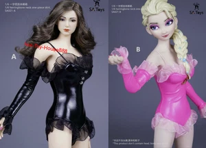 1/6 Scale Mini Dress Lace Flounce for 12" Female Action Figure Doll Accessories - Picture 1 of 8