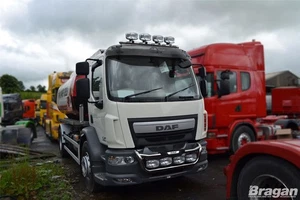 Barra de techo A + LED para DAF LF 2014+ acero inoxidable metal camión accesorios superiores - Imagen 1 de 12