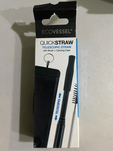 EcoVessel QUICKSTRAW - Pajita de acero inoxidable - Imagen 1 de 6