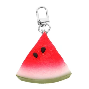 Simulated Fruit Keychain Bag Pendant for Purse Funny Watermelon Keyrings Cute - Picture 1 of 12