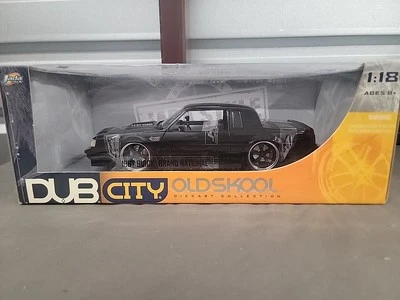 RARE 1:18 JADA DUB CITY OLD SKOOL 1987 Buick Grand National Black Origin Release - Image 1 of 4
