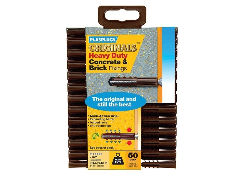 Plasplugs - SBJP551 Originals™ Fixing Berat (Pek 50) - Image 1 of 1