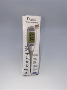 Nuevo Termómetro Digital Oral y Rectal Adtemp 418N Punta Flexible LCD 8 Segundos Lectura - Imagen 1 de 6