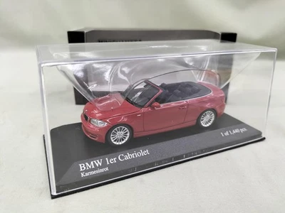 MINICHAMPS abriolet 2007 Red BMW1 Series - Image 1 of 4