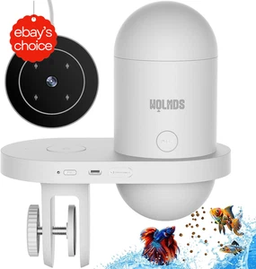 Automatic Fish Feeder Food Dispenser with Camera Wifi App Control Waterproof - Picture 1 of 9