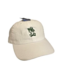NWT Gelante White Cotton Ball Cap with Embroidered Frog with Sunglasses OS - Picture 1 of 7
