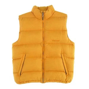MARMOT 5633J J Nylon Down Vest Yellow M Used LIFE-0 - Picture 1 of 6