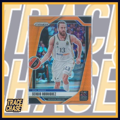 2024-25 Panini Prizm Euroleague Basketball Sergio Rodriguez Orange 27/49 #157 - Image 1 of 3