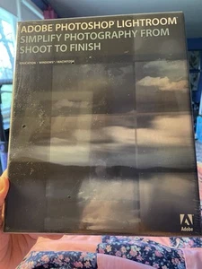 Adobe Photoshop Lightroom 2007 Complete Big Box with CD New Sealed Old Stock - Picture 1 of 6