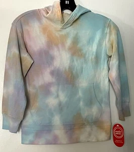 Wonder Nation Boys Tie Dye Lightweight Long Sleeve Pullover Hoodie Size S (6-7) - Picture 1 of 3