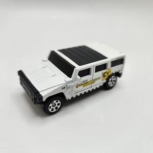 Matchbox 2002 Hummer H2 Construct Techs White Die-cast Toy Car 1:64 - Picture 1 of 6