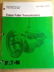 Eaton Fuller Transmissions Illustrated Parts List RTO-11608LL Series - Picture 1 of 1