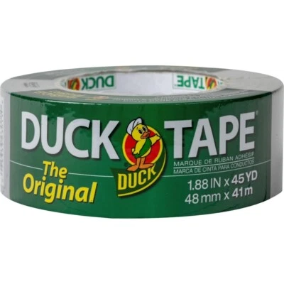 The Original Duck Tape Brand Duct Tape, 1-Pack 1.88 1 Roll, 45 yds, Silver  - Image 1 of 4
