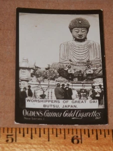 Ogden's 'Guinea Gold' New Series 1 Cigarette Cards Tobacco - DAIBUTSU JAPAN - Imagen 1 de 3