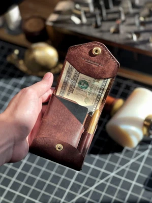 *Ships immediately* The Conan Wallet - NY Leatherworks - Image 1 of 4