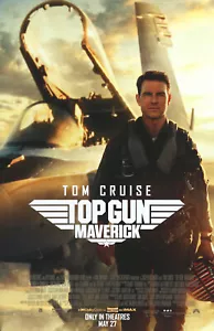 AA5667 Top Gun Maverick Film By Joseph Kosinski 2022 Movie Poster 11x17 - Picture 1 of 9