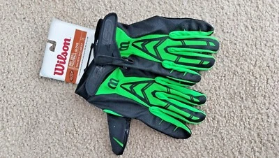 Guante de fútbol Wilson GST Skill TackTech 3D talla adulto | color negro/verde Foto 1 de 4
