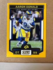2023 Panini SCORE Football GOLD INSERT & BASE Pick from List & Complete Your Set