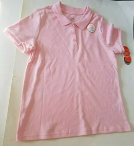 Mädchen Poloshirt Wonder Nation rosa Schuluniform Kurzarm XL - Bild 1 von 2