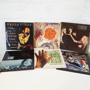 JOB LOT 6 Vinyl Bryan Ferry Genesis Fleetwood Mac 1980s Pop Soul - Picture 1 of 18