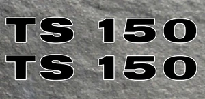 MZ TS 150 • Pegatina • TS150 TS 150 • Motocicleta vintage RDA • q10 - Imagen 1 de 2