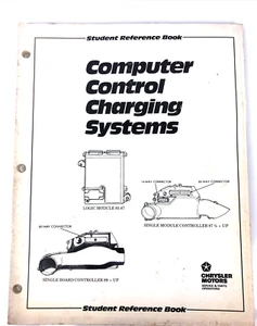 Chrysler Motors Computer Control Charging Systems Student Reference Manual 1989 - Bild 1 von 17
