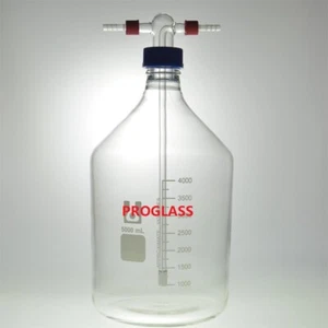 Laboratory Washing Bottles with Fritted Disc End Removable Hose Connectors - Picture 1 of 5