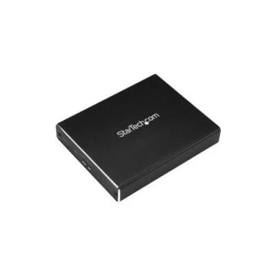 StarTech Dual-Slot Drive Enclosure For M.2 NGFF SATA SSDs USB 3.1 10Gbps RAID - Image 1 of 2