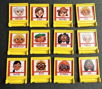 ¿Adivina quién? Tarjeteros de repuesto 2017 12 puertas amarillas rojas hembras Foto 1 de 4