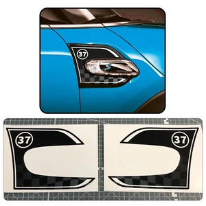 Racing Number Side Trim Paddy Decal Stickers Fit Mini Cooper One JCW F55 F56 F57 - Picture 1 of 3