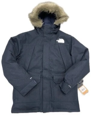 (Mujer L) North Face Novedad Arctic Parka Plumón Abrigo Summit Azul Marino Chaqueta Brezo Foto 1 de 4
